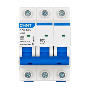 CHINT NXB-63C Miniature Circuit Breakers (MCB) 6kA - 3Pole