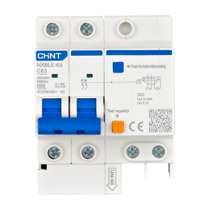 CHINT NXBLE-63 Residual Current Breaker (RCBO) – 2P 30mA