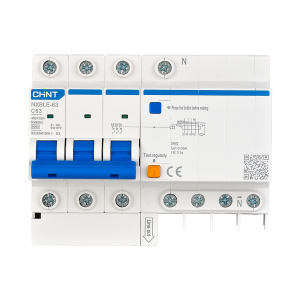 CHINT NXBLE-63 Residual Current Breaker (RCBO) – 3P+N 30mA